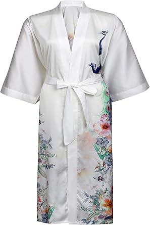 plus size white dressing gown