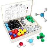 SHRJ 240Pcs Molecular Model Kit for Organic Chemistry Set | 86 Atoms 153 Bonds with Remover Tool, Colorful 3D Spheres, Easy Snap Assembly, Inorganic and Organic Chemistry Learning