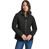 Tommy Hilfiger Women's Essential Lightweight Packable Puffer Jacket, Black, Large