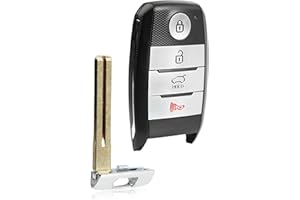 Keyless Entry Remote Key Fob Replacement 4-Button for 2014 2015 2016 Kia Soul EV (CQOFN00100, 95440-E4000)