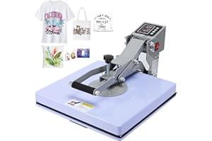 AKEYDIY Heat Press 15X15 Slide Out Clamshell Heat Press Machine for T-Shirts, Industrial-Quality T-Shirt Press,Vinyl Heat Press, Digital Sublimation Heat Press Machine for T Shirt,Pillows,Bag,Mats