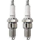 CQSPMOTO 2 Pack F7RTC Spark Plug Replace for NGK 5534/BPR7ES V-line-19 Bosch 7992/WR5DC 4038/WR5DP Champion 332/RN7YC 415/RN9YC 818/RN2C Denso W22EPR-U/3088 ACDelco R41CXLS OEM Spark Plug Replacement