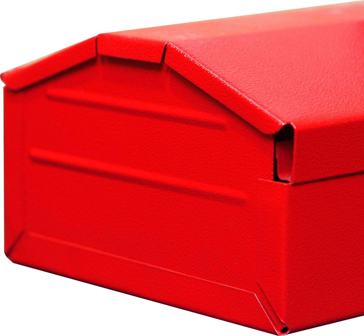 BIG RED TB102 Torin 16" Hip Roof Style Portable Steel Tool Box with Metal Latch Closure, Red: Automotive