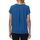 MCEDAR Women's Workout Short Sleeve Tops Loose Fit Casual Yoga T-Shirts Breathable Running Athletic Tee Shirts