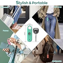 Fauxomor 140dB Personal Safety Alarm for Women, 3