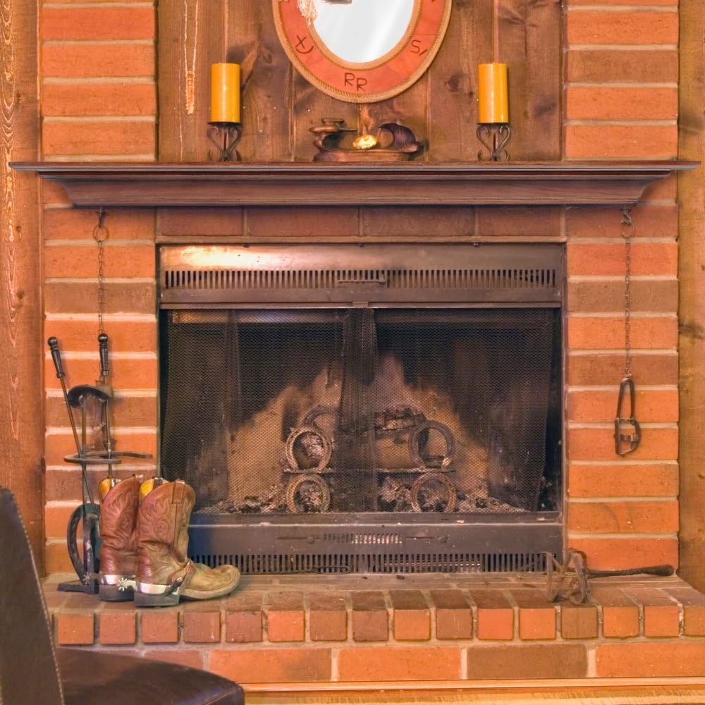 Amazon Com Homestead Fireplace Mantel Shelf Finish Antique
