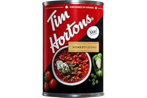 Tim Hortons Homestyle Beef Chili, Ready-to-Serve, 425 g (Pack of 1) - Package May Vary