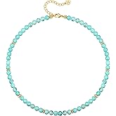 SOFYBJA Tiger Eye Beaded Necklace Green Malachite Beads Choker Necklace Gold Star Zircon Pendant Necklace Women Chakra Healing Gemstone Jewelry Amulet Gifts