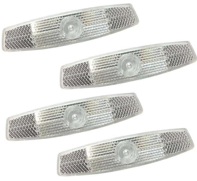 MORAT Speichenreflektoren Set - 12-teilig Orange Für Fahrrad Sicherheit