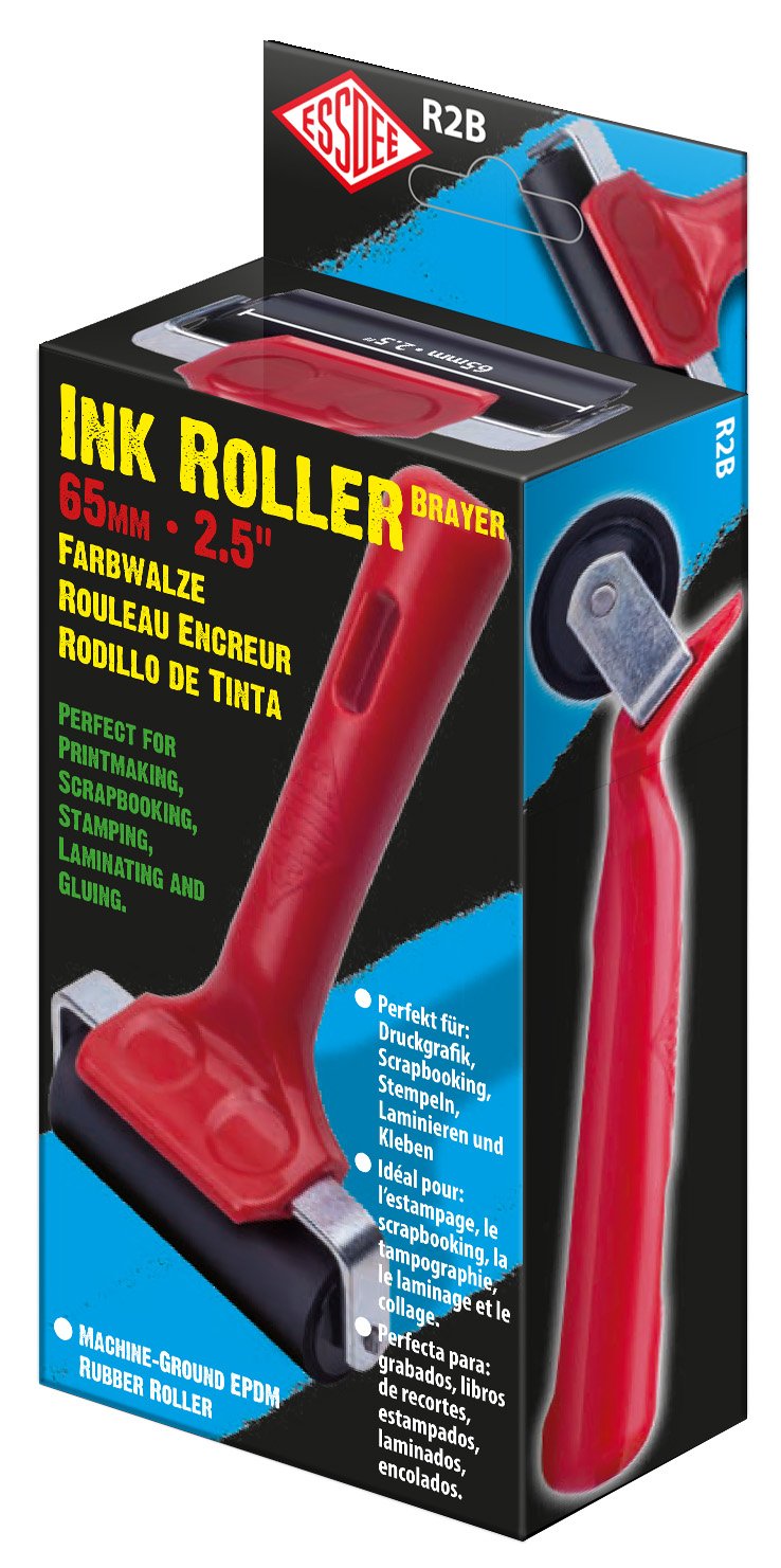 Ink Roller Brayer for Stamping and Block Printing 65mm
