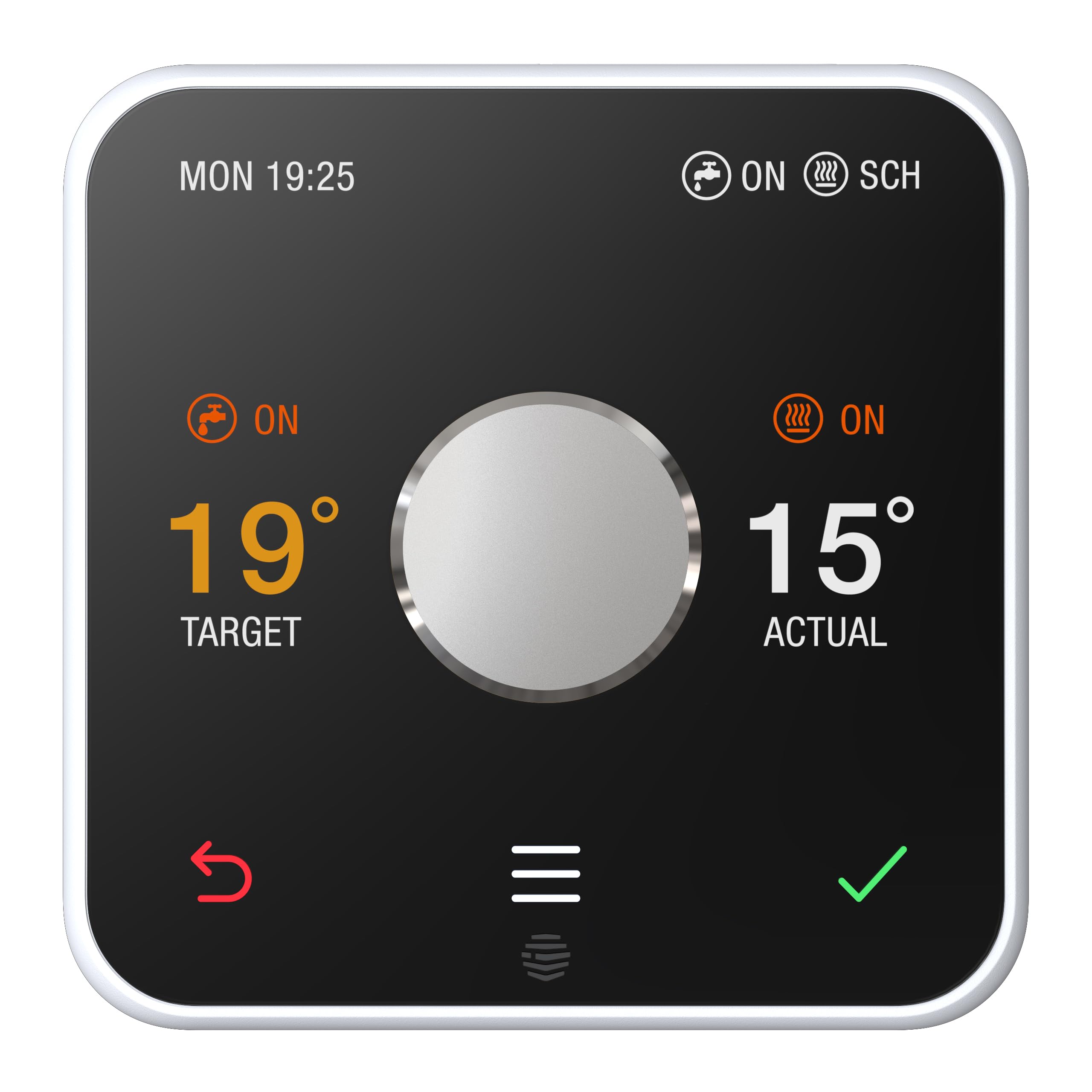 Hive Thermostat for Heating & Hot Water (Conventional Boiler) with Hive Hub - Energy Saving Thermostat