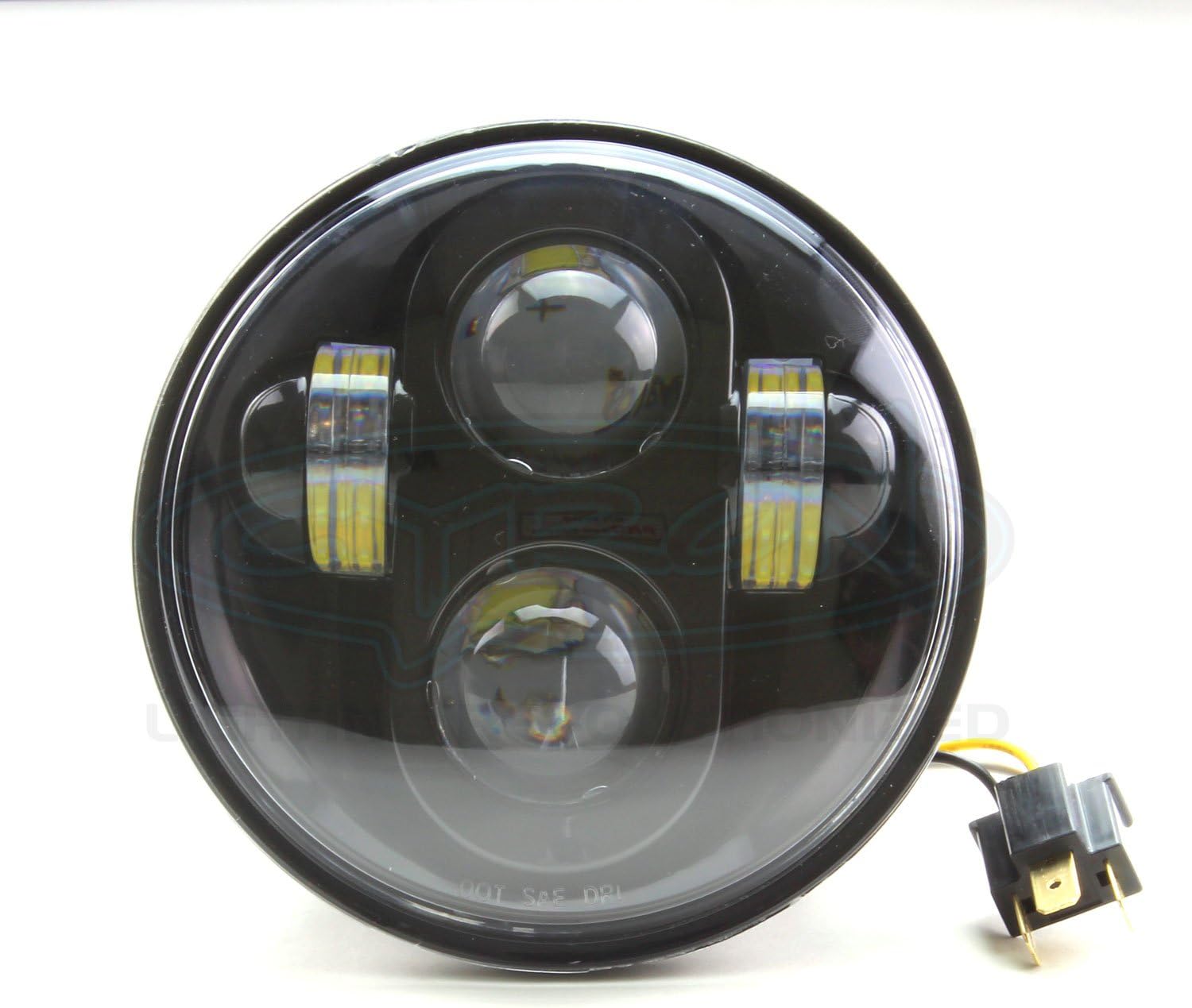 Cyron ABIG5-A6K Headlight 5.75" Black