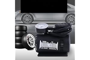 ONLYLIUA Portable Tire Inflator, 12V Portable Compressor Car Accessories Auto Tire Pump with Digital Pressure Gauge 𝖠𝗂𝗋 Pump For Car Tires, Bicycle, Ball