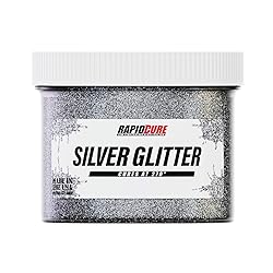 Rapid Cure® Silver Glitter Screen Printing Ink