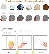WALPLUS 15cm Terrazzo Holographic Silver Tile Stickers, 24pcs WT1604 view 7