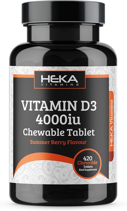 Vitamin D Chewable Tablets 4000iu High Strength Vitamin D3 Immune