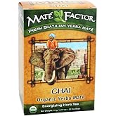 The Mate Factor Herb Tea, Energizing, Organic, Chai, 20 Bag (Pack of 2)