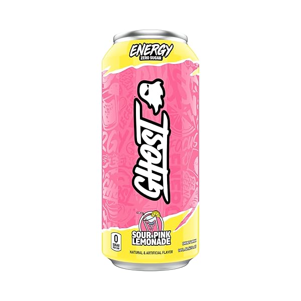 GHOST ENERGY DRINK – SINGLE CAN, SOUR PINK...