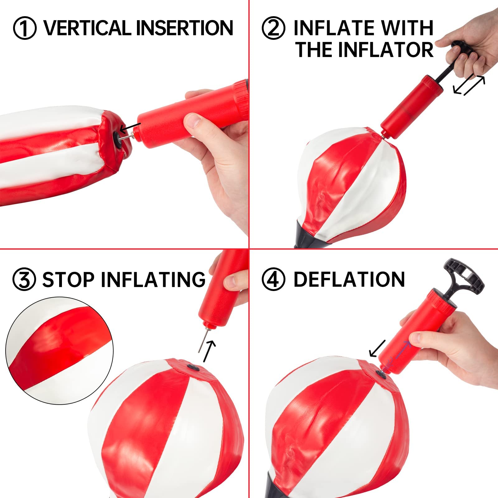 ShyLizard Kids Punching Bag Set with 2 Boxing Gloves, Adjustable Stand, Gifts for Boys & Girls Aged 5-10