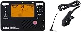 Korg TM70C Metronome and Chromatic Tuner with Clip-On Microphone Black