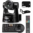 FoMaKo PTZ Camera, 30X Optical Zoom Bundle AI Auto-Tracking Gen 3, PoE HDMI Camera, for Church Worship (PTZ Bundle FMK30SDI+KC608 Pro) BH301