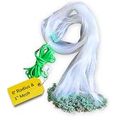 Silver Catch Cast Net for Fishing, Chain Bottom