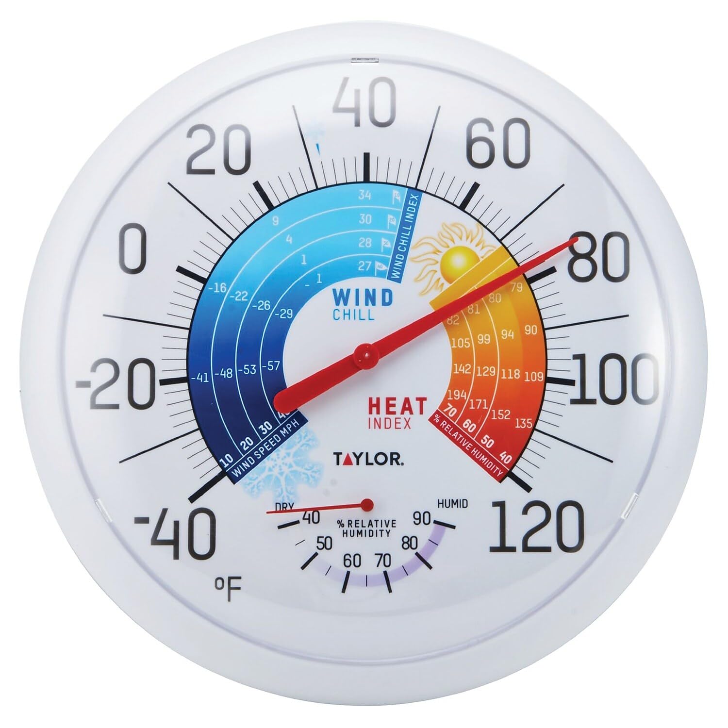 Photo 1 of THERMOMETER 13.25" WIND by TAYLOR PRECISION MfrPartNo 67514