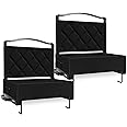 Kaganoon 2pcs Stadium Seats with Back Support Cushion, Folding Stadium Seats for Bleachers Hold up 400lbs, Wide Bleacher Seat with Shoulder Strap & Handle Perfect for Sports Events