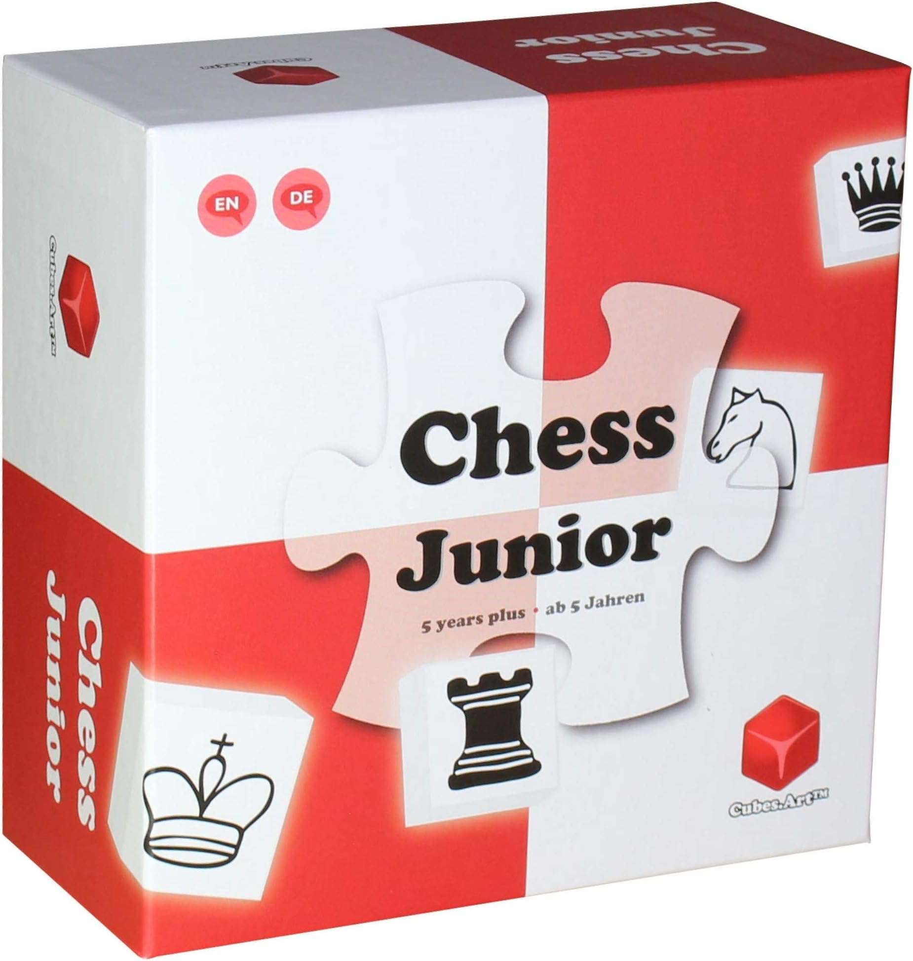 Junior Chess Set For Kids - Board Games For Kids 5 6 7 8 9 Year Olds and Up - With Parent Child Tutorial