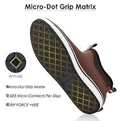 Kalkal Men's Deck Boots, Waterproof Fishing Rain