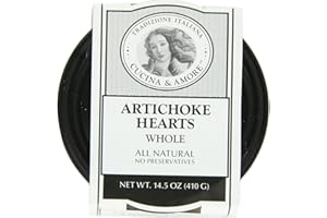 CUCINA & AMORE Cucina and Amore Grilled Marinated Whole Artichokes, 14.5 Ounce (Pack of 6)
