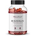 HealFast Rejuvenate Vitamin and Mineral Gummy Supplement - Collagen Gummies + Vitamins, Biotin, and Zinc - Anti Aging Beauty & Skin Supplement Clinically-Studied & Physician Formulated - 60 Count