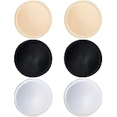 TopBine 3 pairs Round Soft Bra Inserts Pads Removable Sport Bra Cups inserts Mastectomy Bra Inserts For Bikini Top Swimsuit