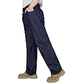 TICOMELA FR Pants for Men Flame Resistant Carpenter 100% Cotton Pre-Washed Fire Retardant Jeans