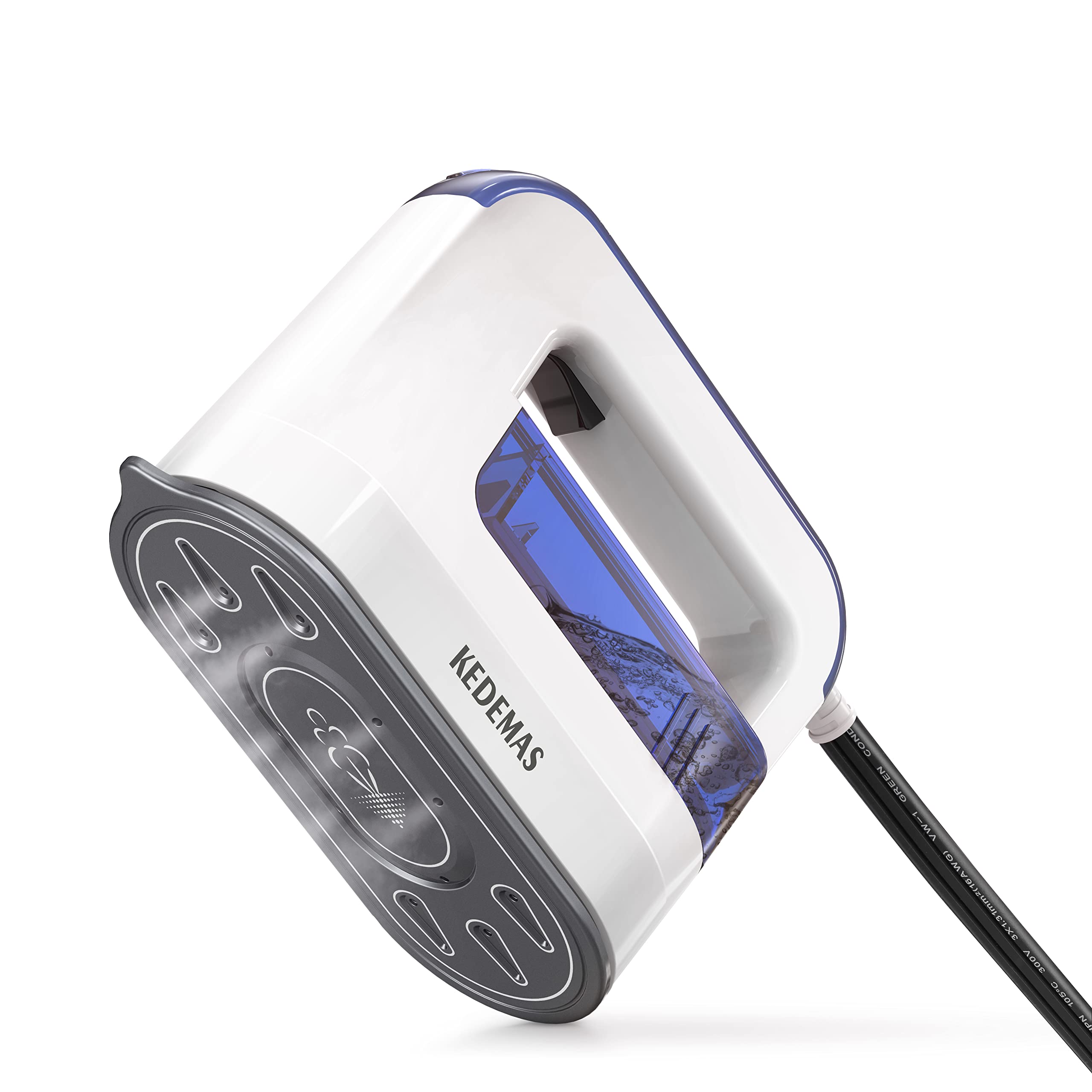 Photo 1 of KEDEMAS Portable Steamer iron for Clothes, 1300W Mini Handheld Clothes Steamer, Horizontal, Vertical and Dry Ironing, Travel Garment Steamers for Travelling, Home, Office, ONLY FOR 120V