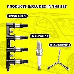 MOAUTO Ignition Coils UF620 25186687 & 4 PCS