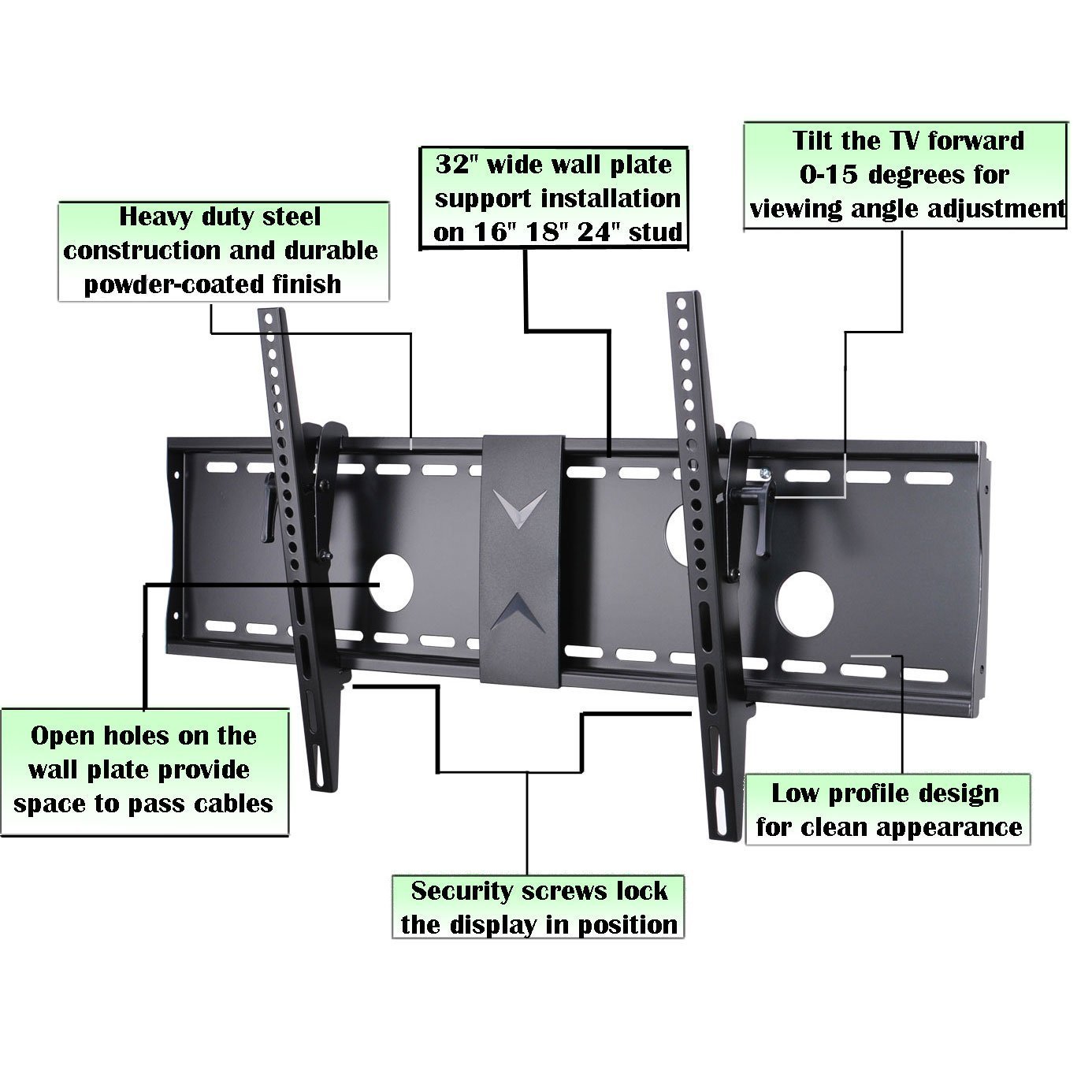 Amazon.com: VideoSecu Tilt TV Wall Mount Bracket for LG 42LB5800 42LB6300  47LB5800 47LB6300