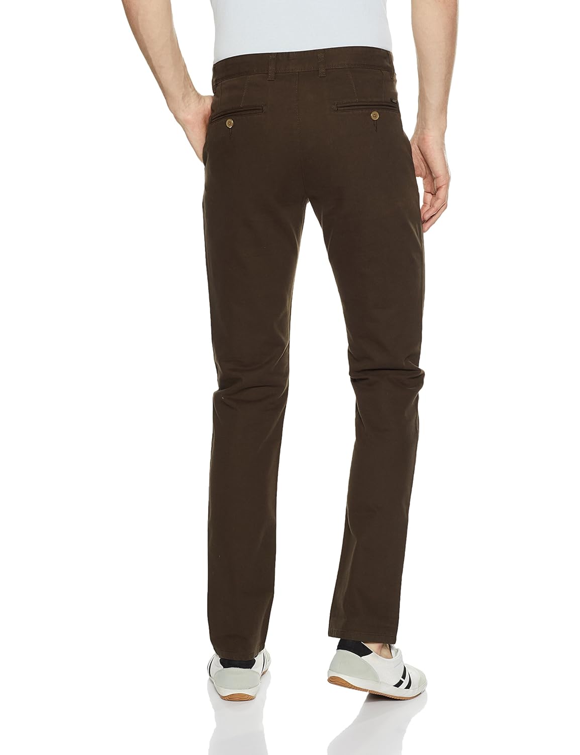 peter england men's chino casual trousers