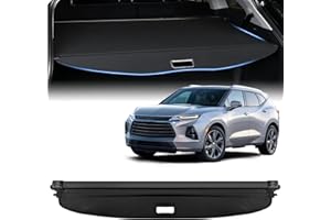 AUXKO Retractable Cargo Cover for Chevy Blazer EV/Honda Prologue 2025 2024, Luggage Security Shade Cover for 2025 Blazer EV/Prologue Shielding Shade Anti-Peeping Luggage Privacy Screen, Carbon Fiber