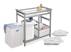 Badger Basket Modern Baby Changing Table with