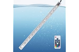 PONDO A-PSC300 Replacement 12'' LED Strip for Acrylic Waterfall Spillway Pool Fountain with Adapter, Remote Control Designed