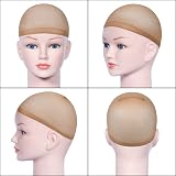 URAQT Wig Caps 4 Pcs Stretchy Nylon Wig Net for Men Women Ultra Thin Breathable view 5