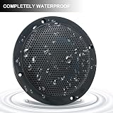 Herdio 160W 4 Inch Ceiling Bluetooth Speaker Kit Water Resistant Black view 2