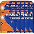 PKCELL LR41 Button Batteries 50-Count AG3 Battery GP192 384 392 Batteries for Digital Thermometers
