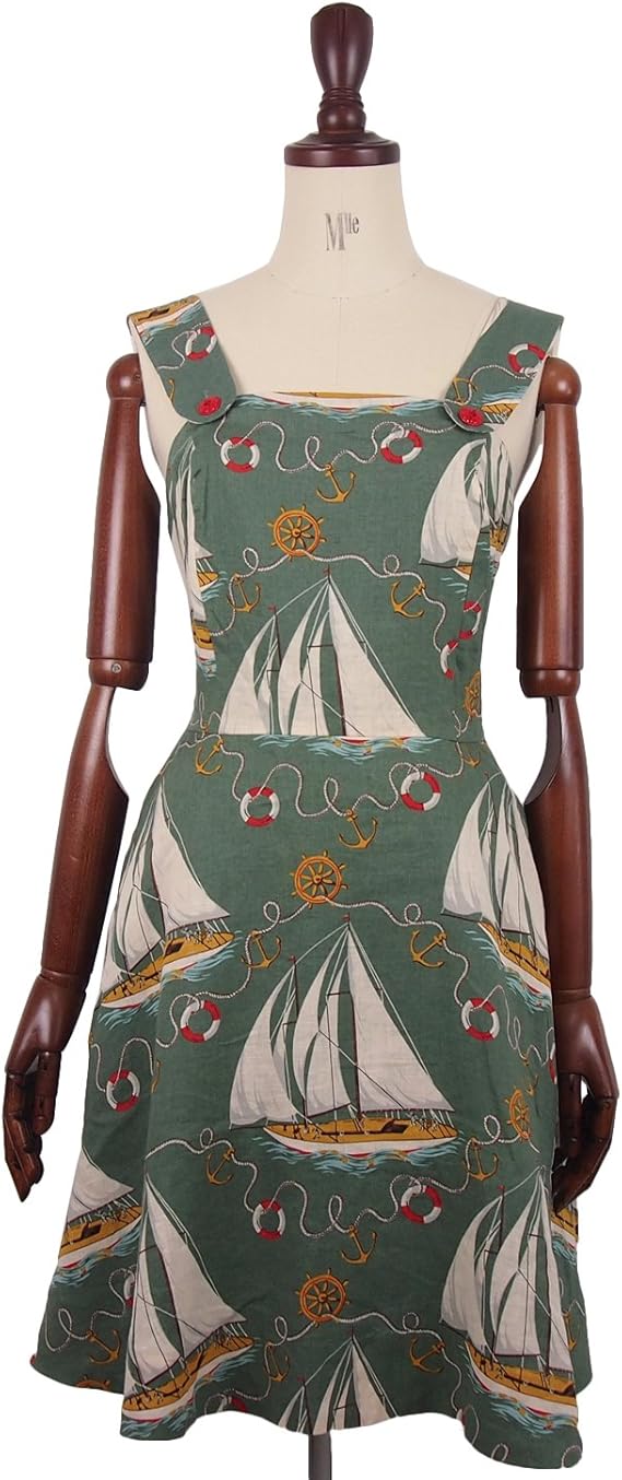 Amazon Ralph Lauren Sport ラルフローレン スポーツ ボートデザイン コットン ワンピース Green 並行輸入品 ワンピース チュニック 通販