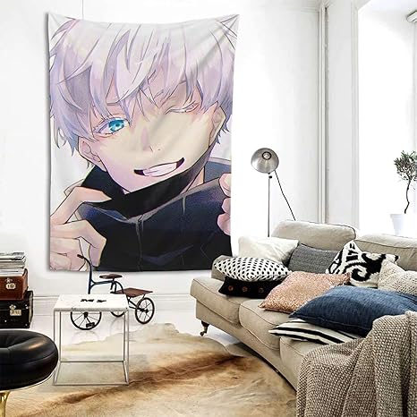 Amazon Co Jp 呪術廻戦 室内 装飾布 背景布 多機能 絵 モダン 間仕切り 人気 おしゃれ アニメ 多機能壁掛けアートタペストリー壁飾り寝室居間マンション新居装飾プレゼント用 個性ギフト プレゼン ホーム キッチン