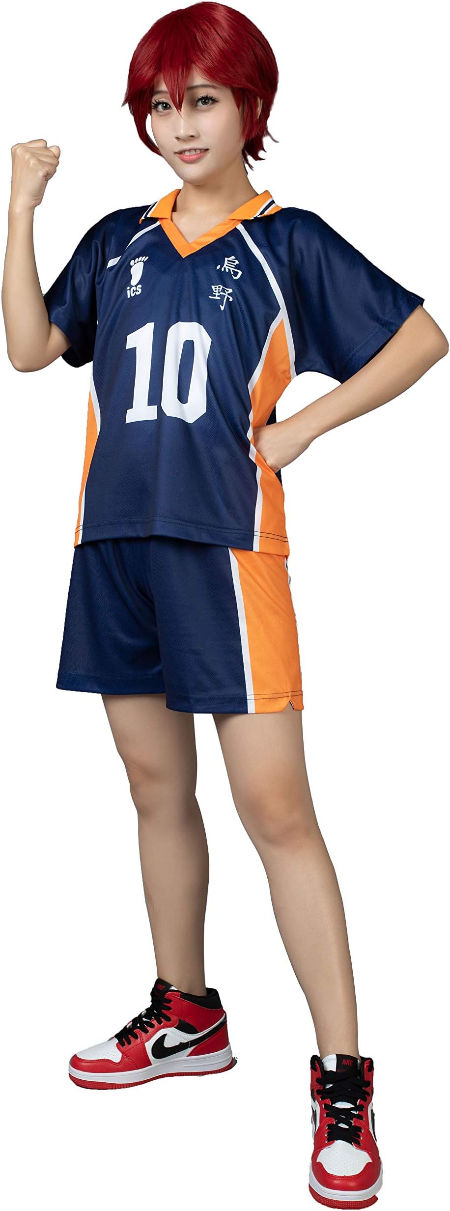 Cosfun Haikyuu!! Hinata Syouyou NO.10 Cosplay Jerseys mp002357