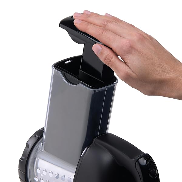 PRESTO 02970 PROFESSIONAL SALADSHOOTER ELECTRIC SLICER/SHREDDER, BLACK,1 COUNT