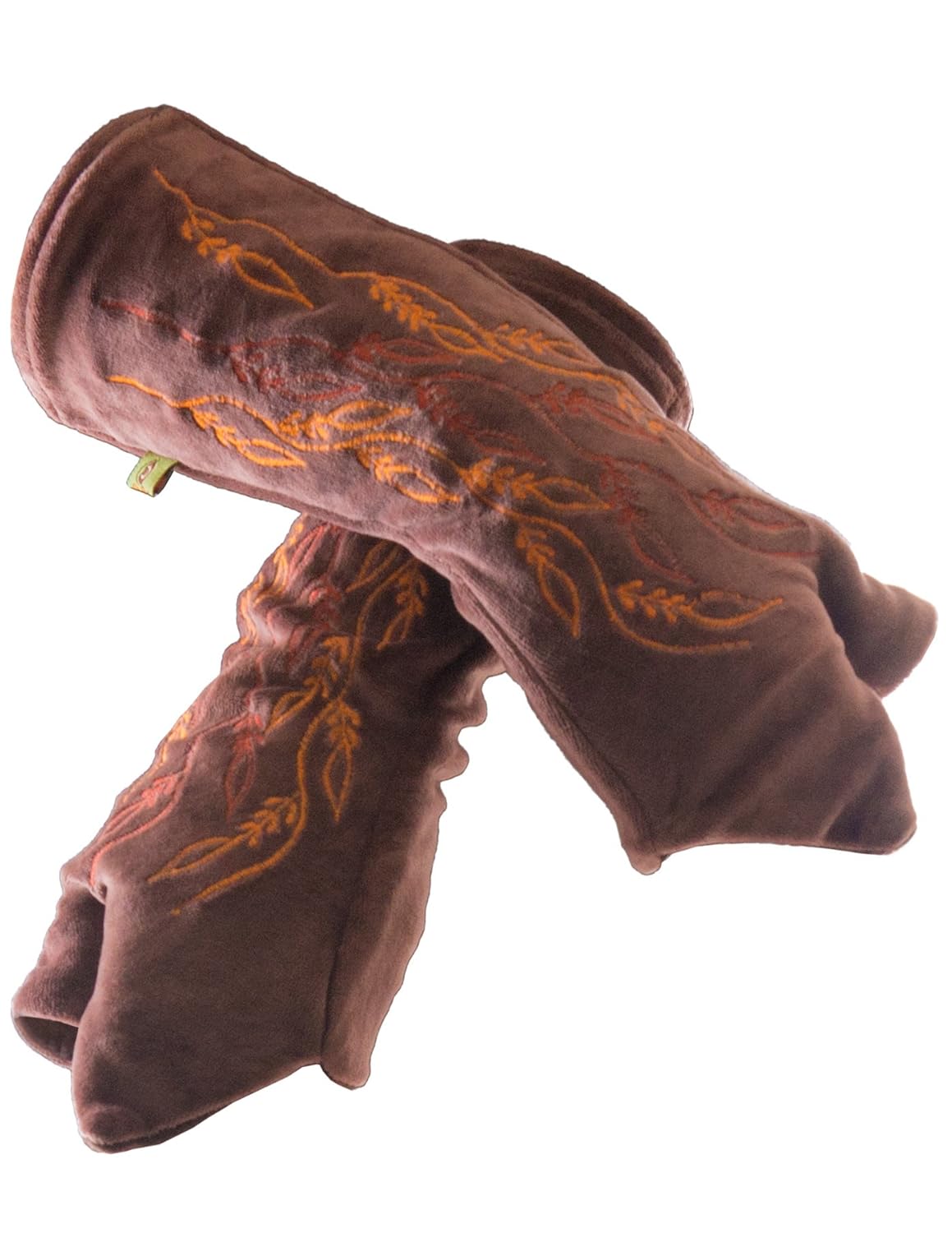 Vishes bestickte Handstulpen aus Samt alternative Bekleidung