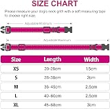 Joytale Reflective Dog Collar Neoprene Padded Small Pink S 20-28cm view 6